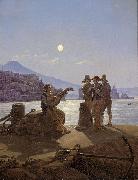 Carl Gustav Carus Italienische Fischer im Hafen von Neapel France oil painting artist
